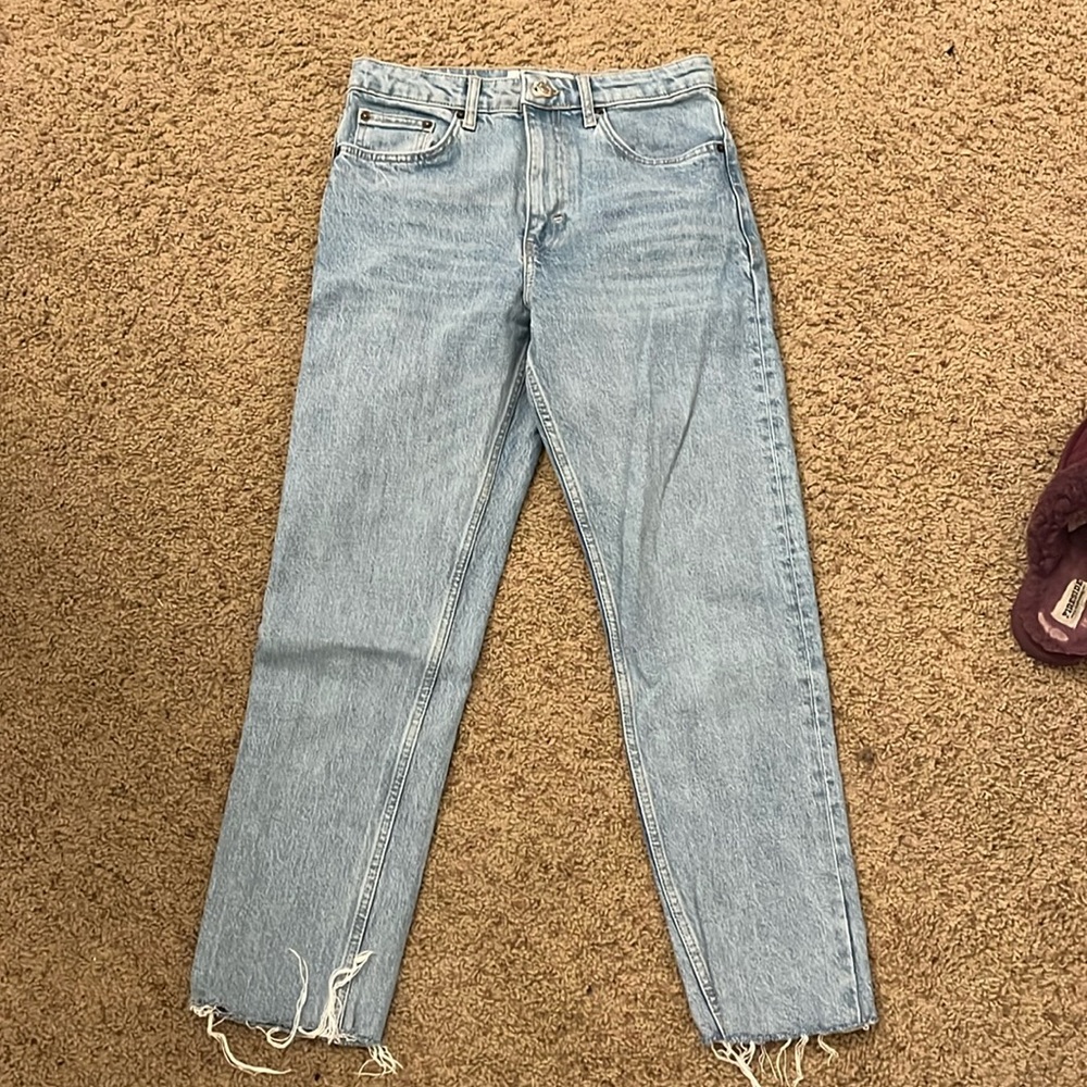 topshop straight jeans